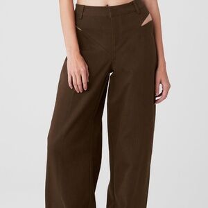 Alo wide leg cut out trousers
